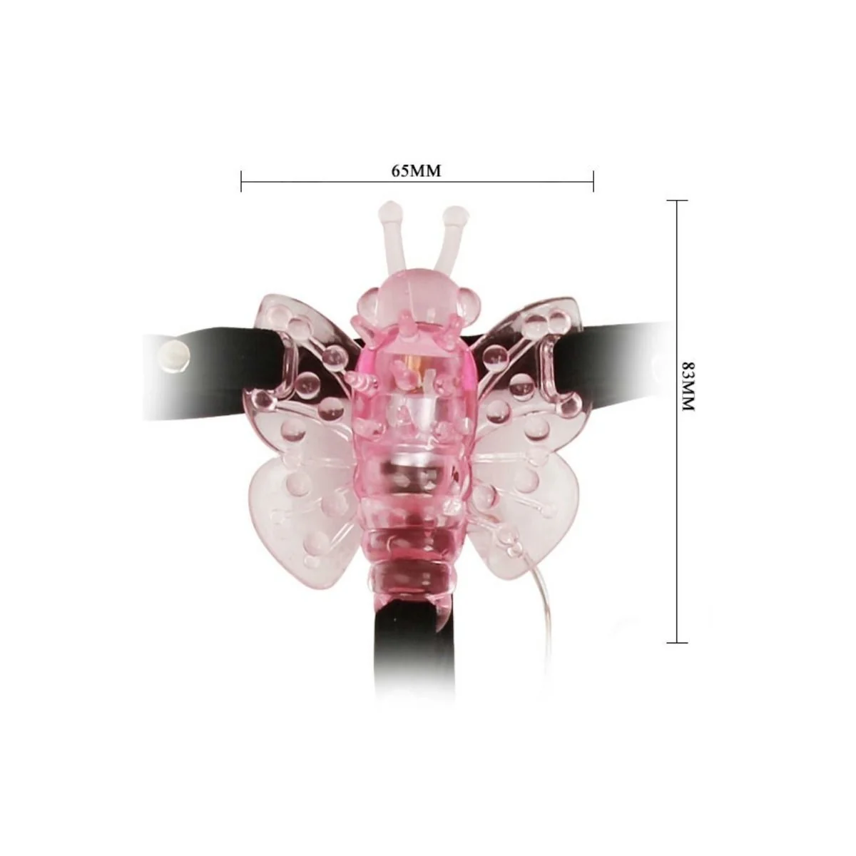 Gurt mit Vibrierendem Schmetterling mit mehreren Geschwindigkeiten von Baile Stimulating kaufen | Fesselliebe