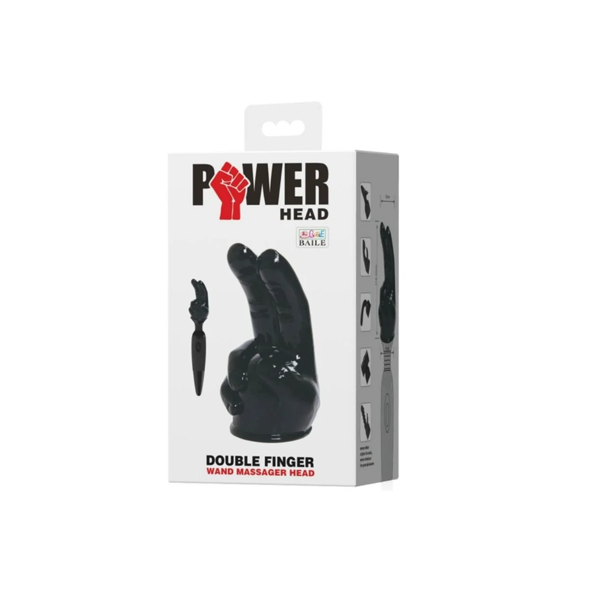 Power Headauswechselbarer Kopf für Handdesign Massager von Baile Power Head kaufen | Fesselliebe