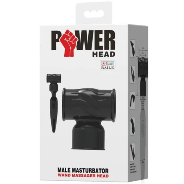 Auswechselbarer Powerkopf für Mnnliches Massager von Baile Power Head kaufen | Fesselliebe