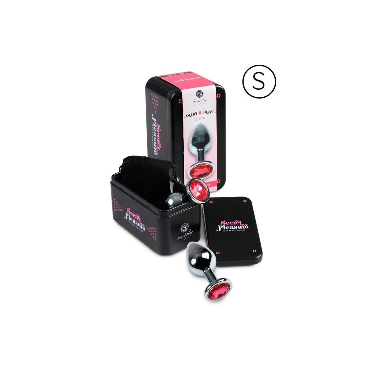 Analplug aus Aluminium, Fuchsia, 7 cm von Secretplay Toys kaufen | Fesselliebe