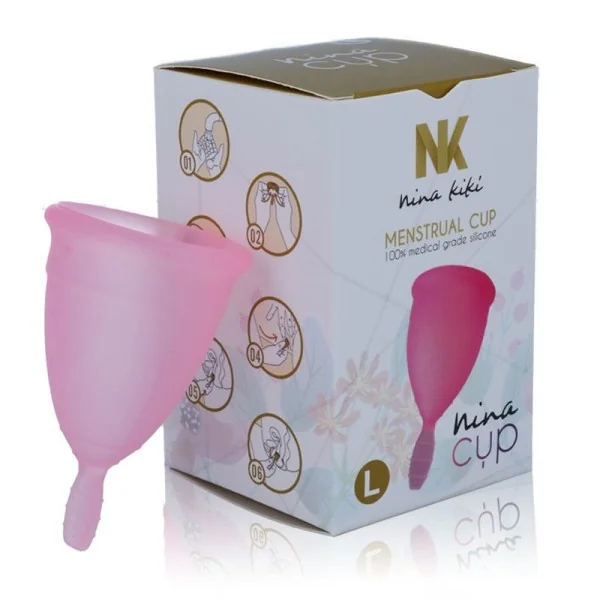Menstrual Cup Rosa - Größe L von Nina Kikí kaufen | Fesselliebe