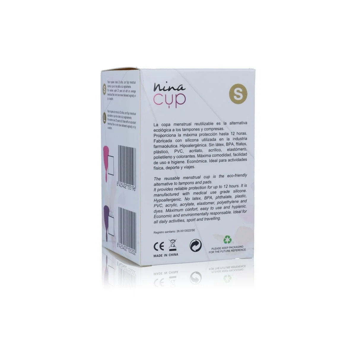 Menstrual Cup Rosa - Größe S von Nina Kikí kaufen | Fesselliebe