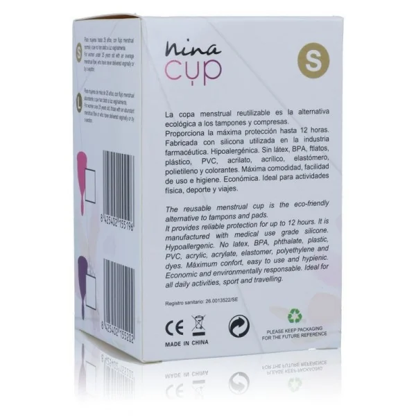 Menstrual Cup Rosa - Größe S von Nina Kikí kaufen | Fesselliebe