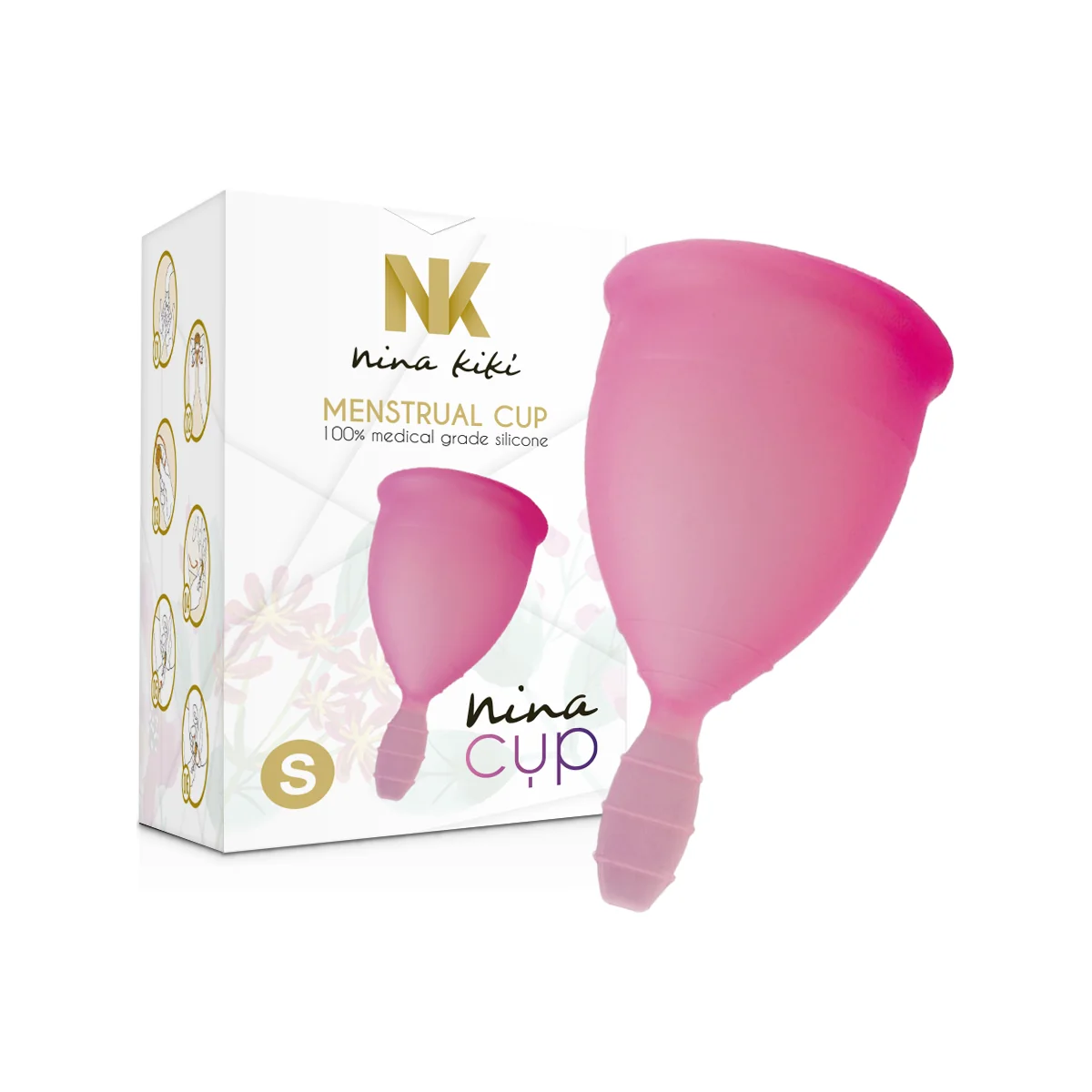 Menstrual Cup Rosa - Größe S von Nina Kikí kaufen | Fesselliebe