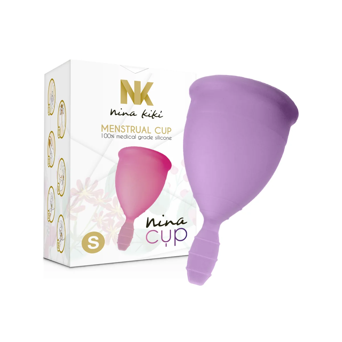 Menstrual Cup Lila - Größe S von Nina Kikí kaufen | Fesselliebe