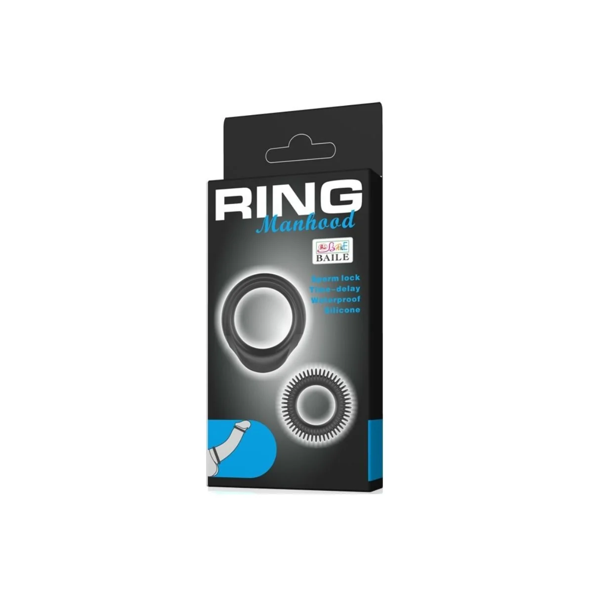 Kit 2 Silikonringe Ring Manhood von Baile For Him kaufen | Fesselliebe