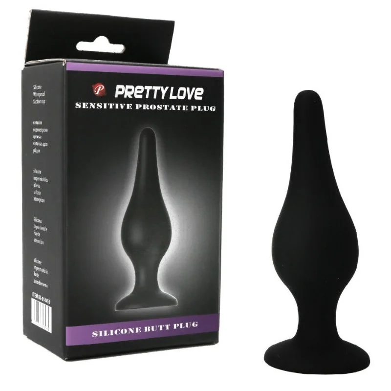 Ergonomischer Silikonstecker 14 cm von Pretty Love Bottom kaufen | Fesselliebe 2