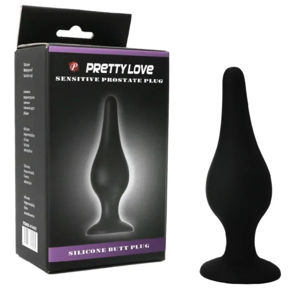 Ergonomischer Silikonstecker 14 cm von Pretty Love Bottom kaufen | Fesselliebe