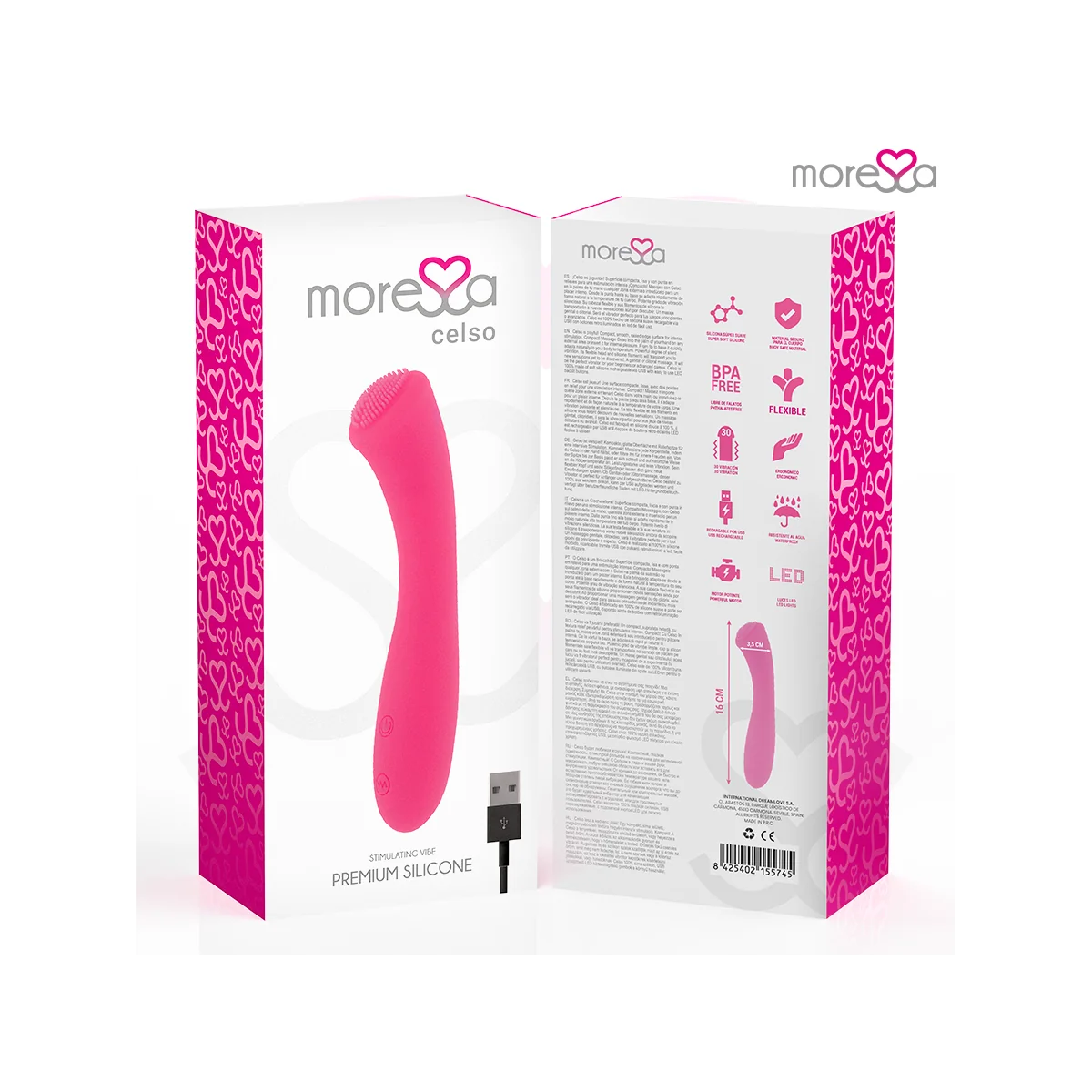 Celso Premium Silikon wiederaufladbar von Moressa kaufen | Fesselliebe