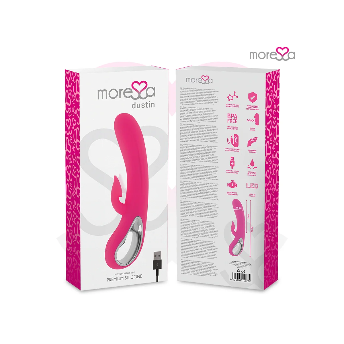 Dustin Premium Silikon wiederaufladbar von Moressa kaufen | Fesselliebe