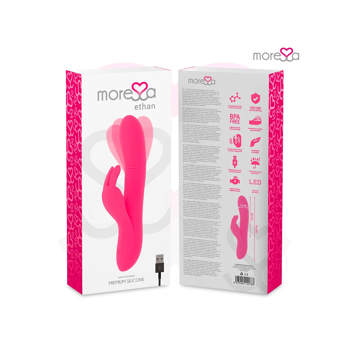 Ethan Premium Silikon wiederaufladbar von Moressa kaufen | Fesselliebe