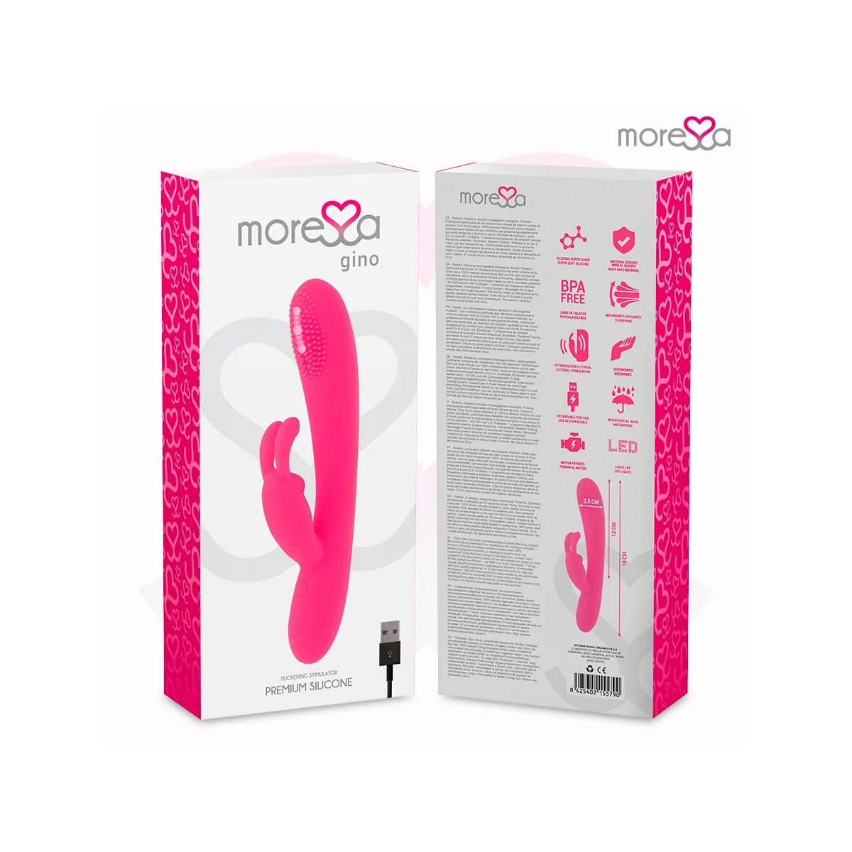 Gino Premium Silikon wiederaufladbar von Moressa kaufen | Fesselliebe