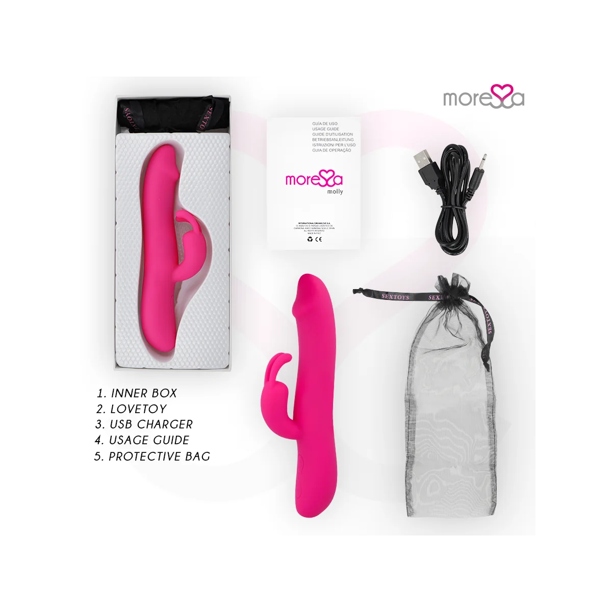 Molly Premium Silikon wiederaufladbar von Moressa kaufen | Fesselliebe