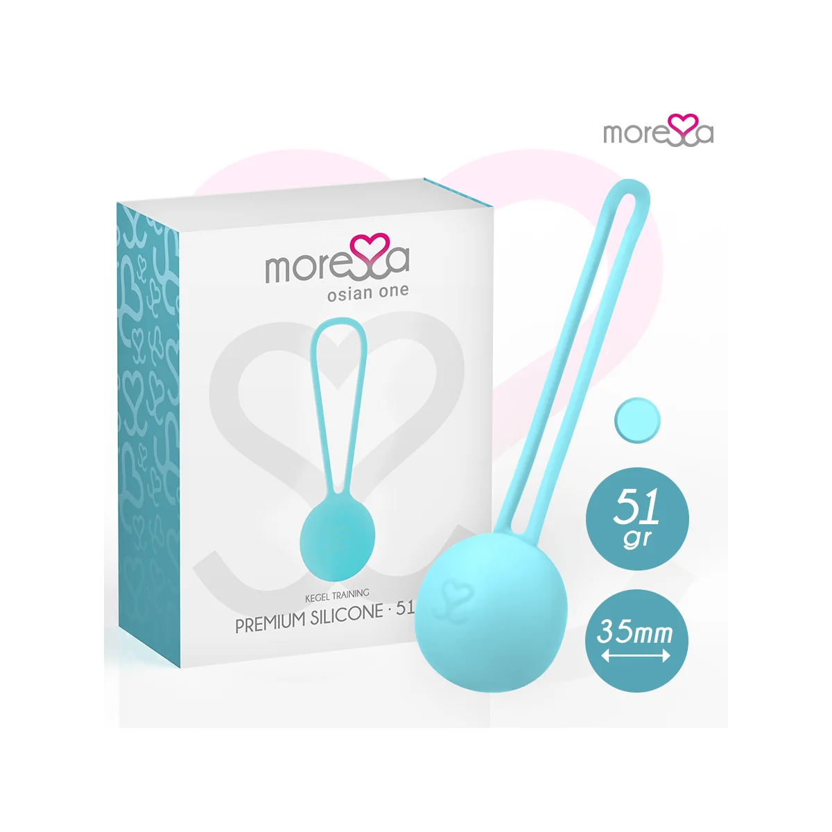 Osian One Premium Türkis-Silikon von Moressa kaufen | Fesselliebe