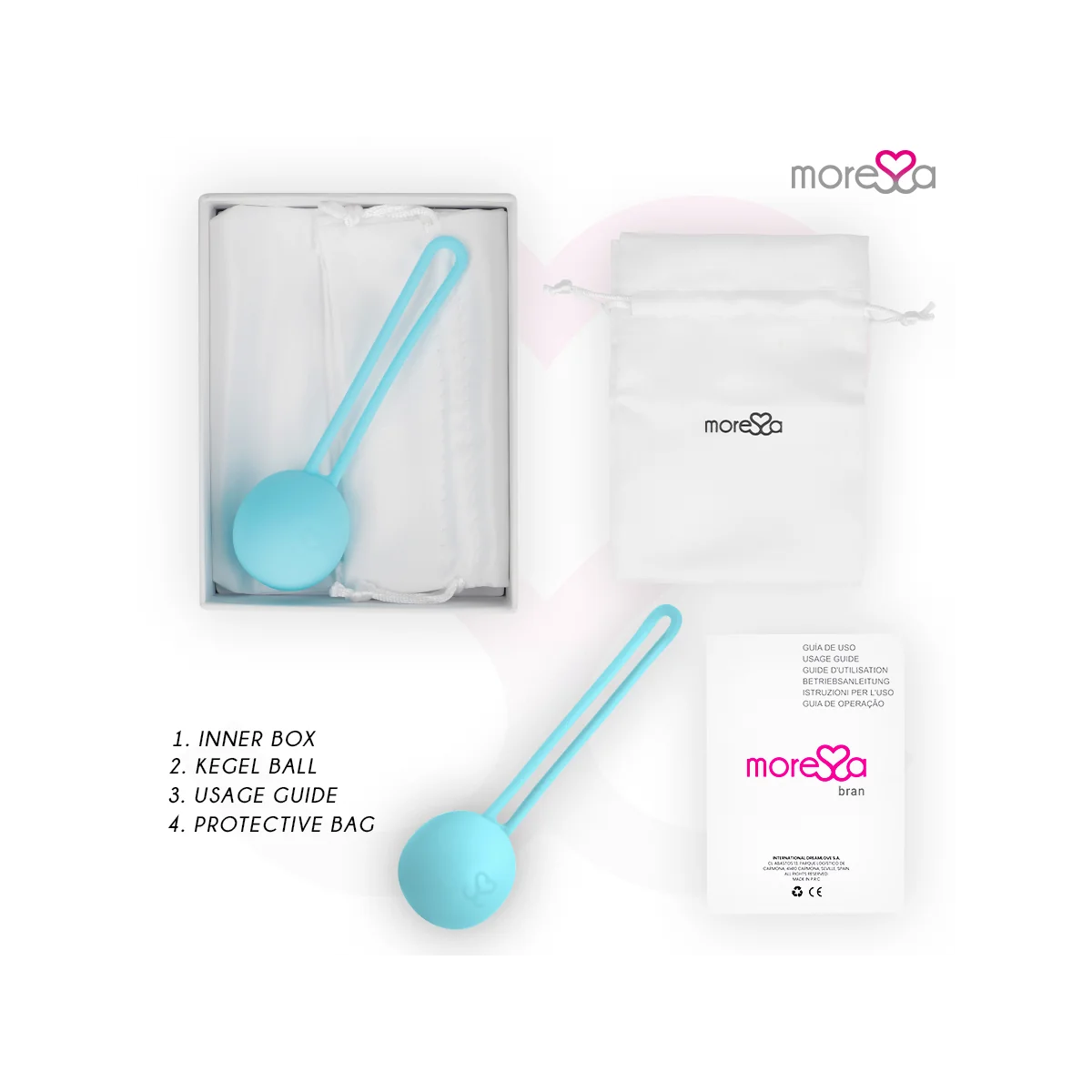 Osian One Premium Türkis-Silikon von Moressa kaufen | Fesselliebe