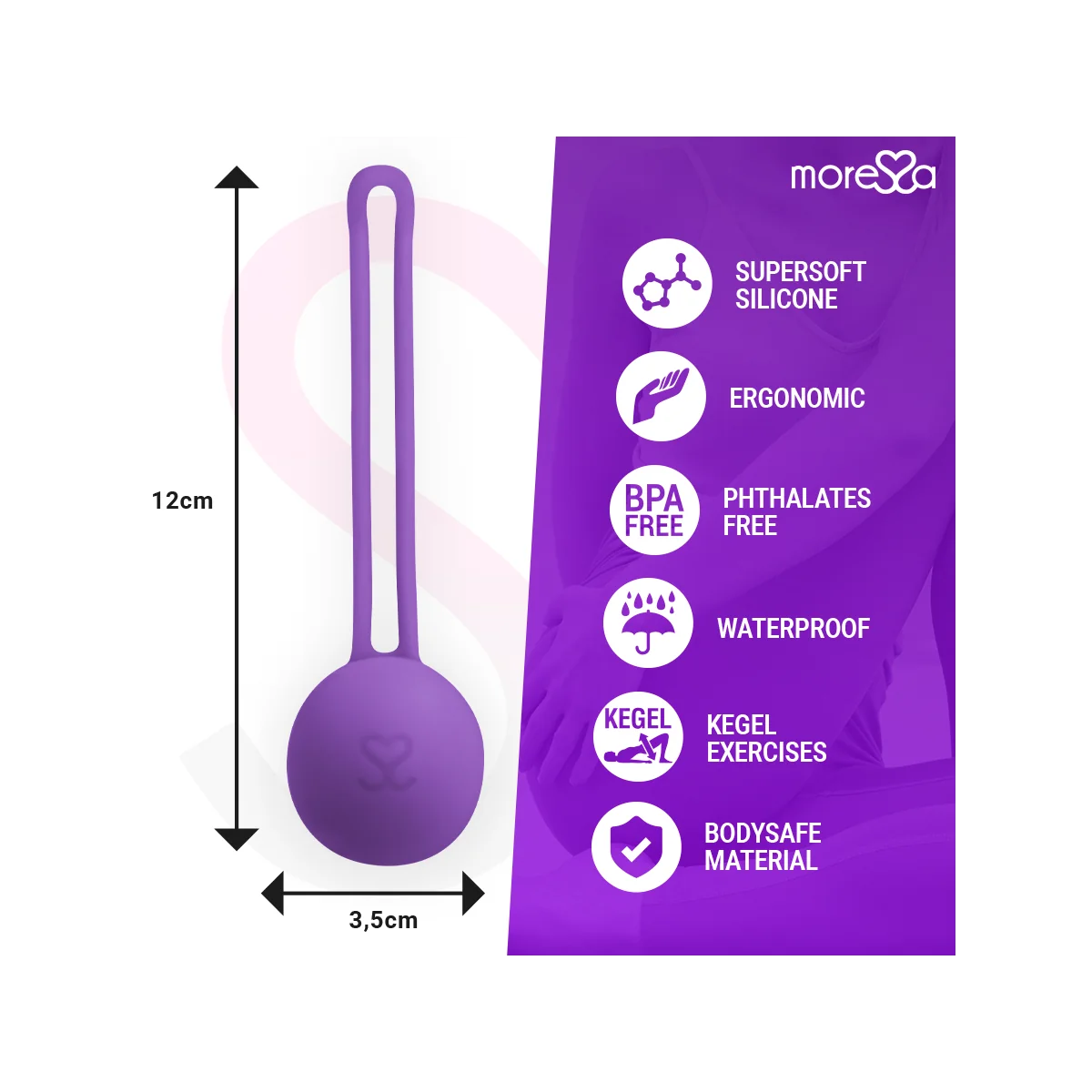 Osian One Premium Lila Silikon von Moressa kaufen | Fesselliebe