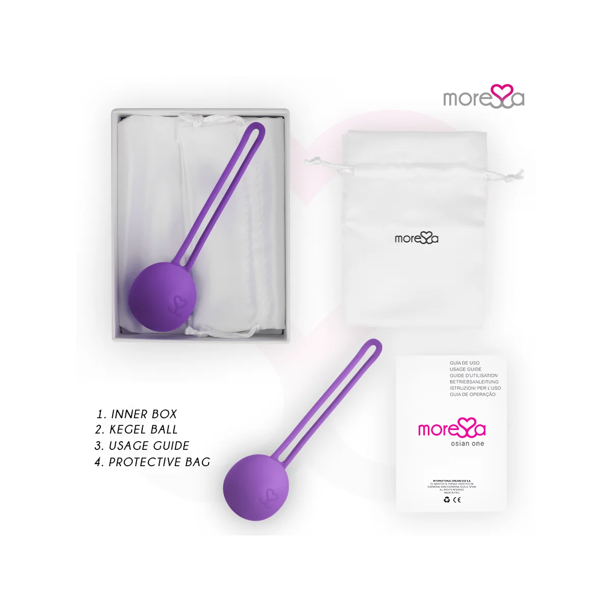 Osian One Premium Lila Silikon von Moressa kaufen | Fesselliebe