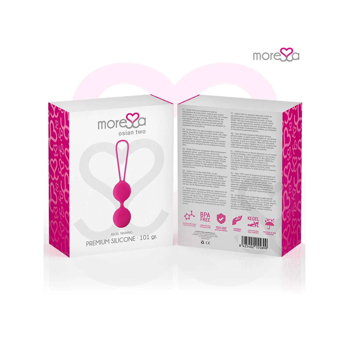 Osian Two Premium Silikon Rosa von Moressa kaufen | Fesselliebe