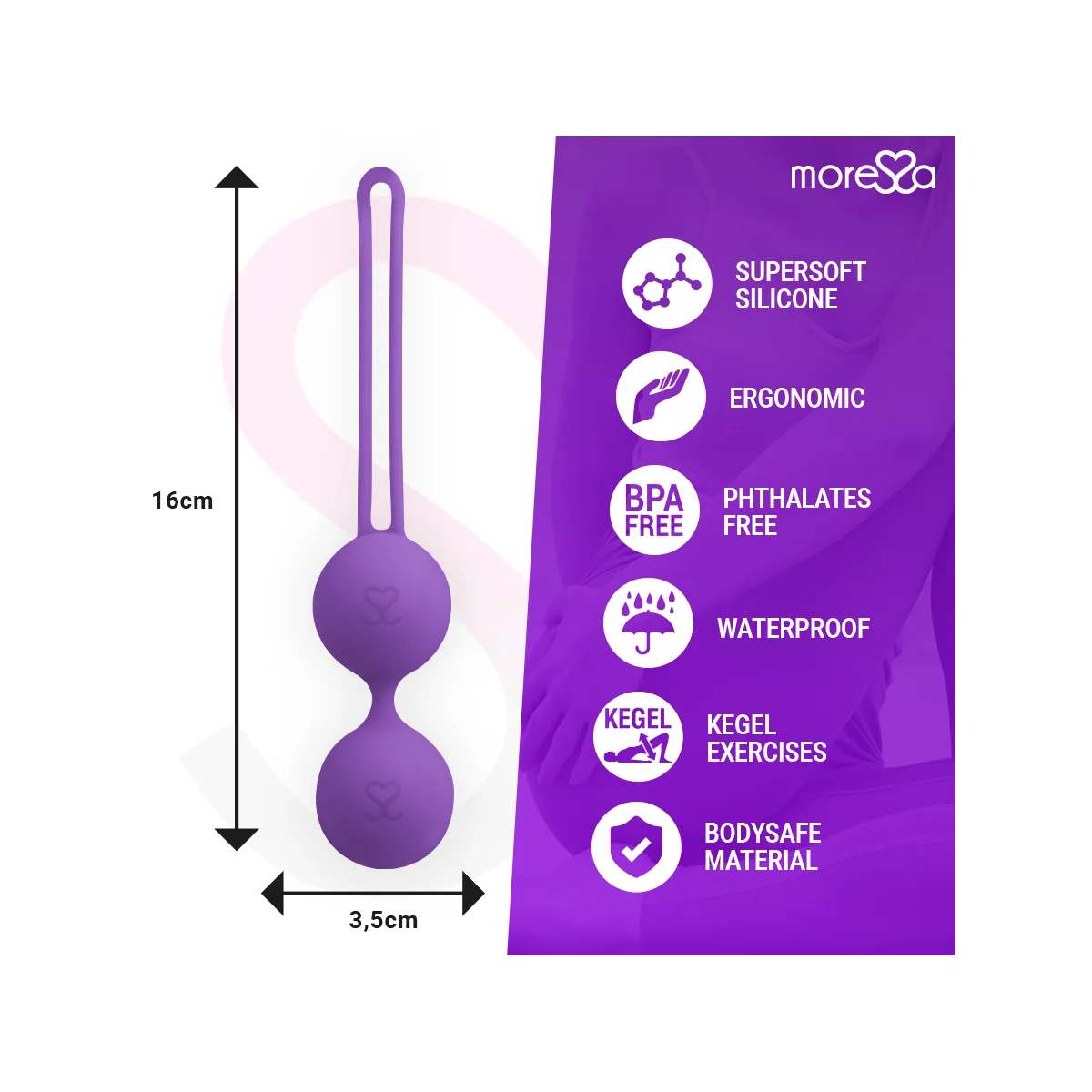 Osian Two Premium Lila Silikon von Moressa kaufen | Fesselliebe