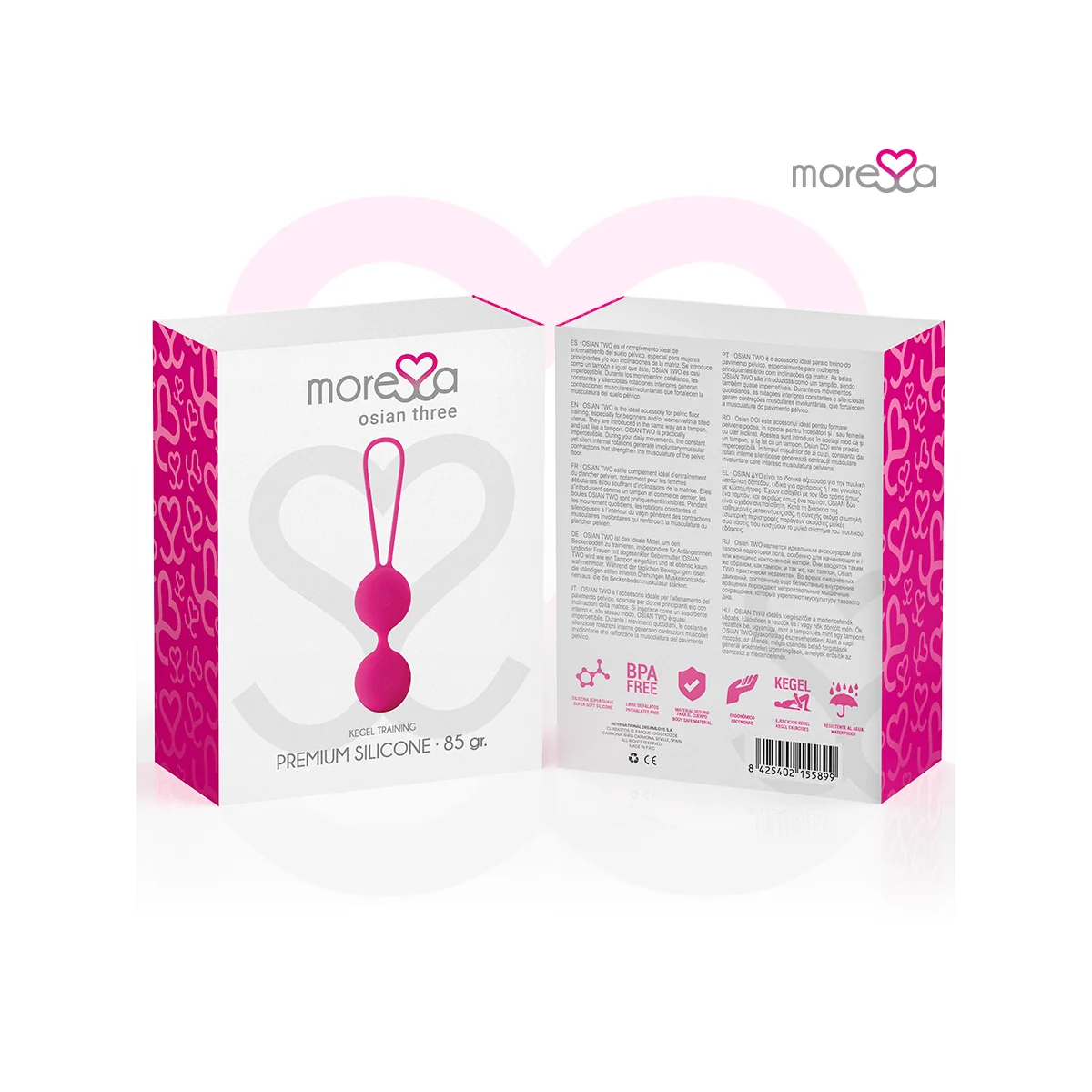 Osian Drei Premium Silikon Rosa von Moressa kaufen | Fesselliebe