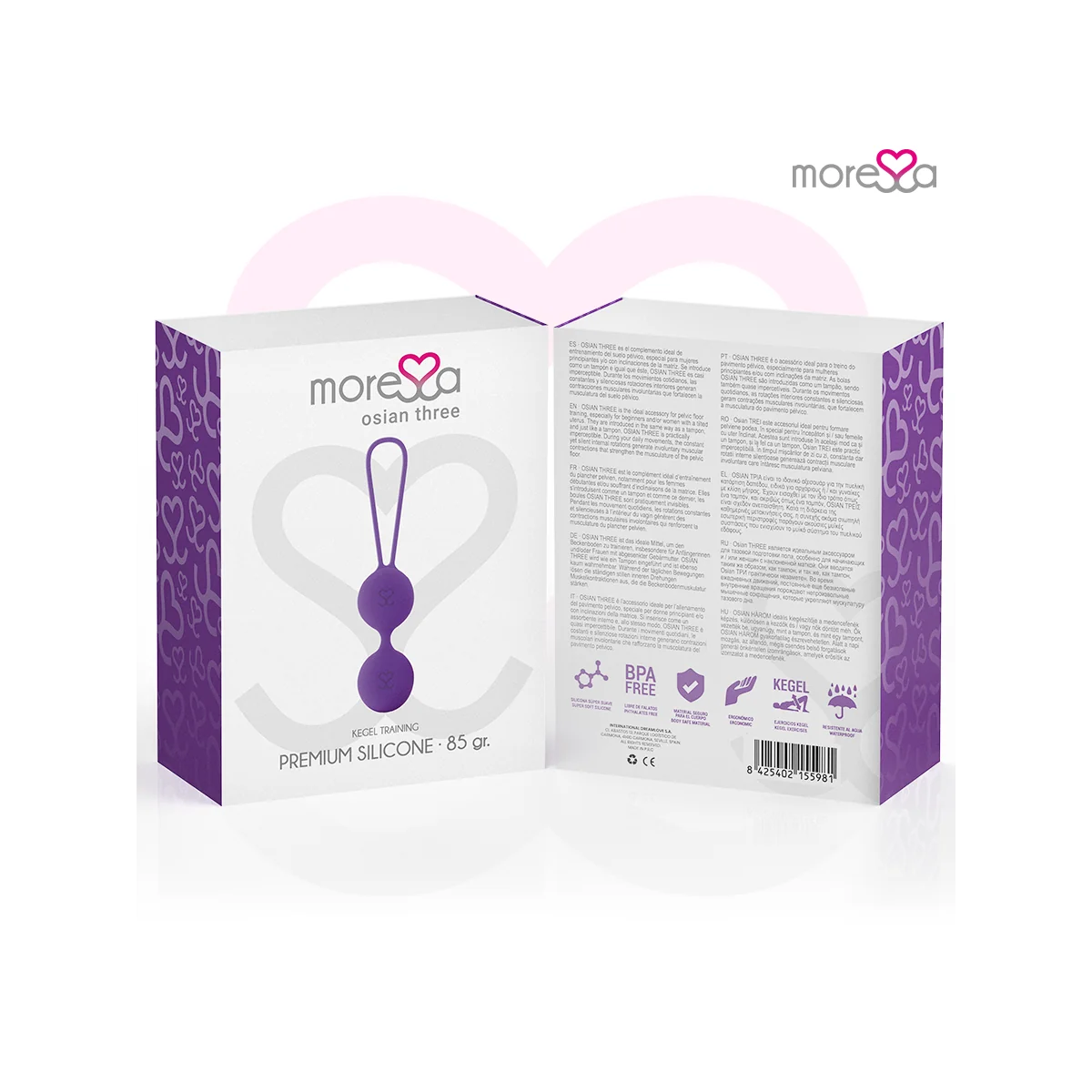 Osian Drei Premium Lila Silikon von Moressa kaufen | Fesselliebe