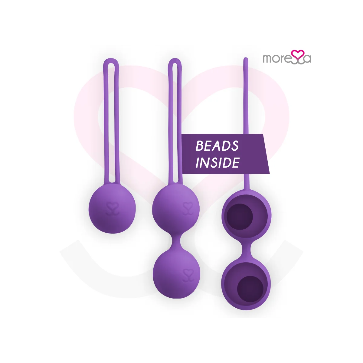 Osian Set Premium Lila Silikon von Moressa kaufen | Fesselliebe