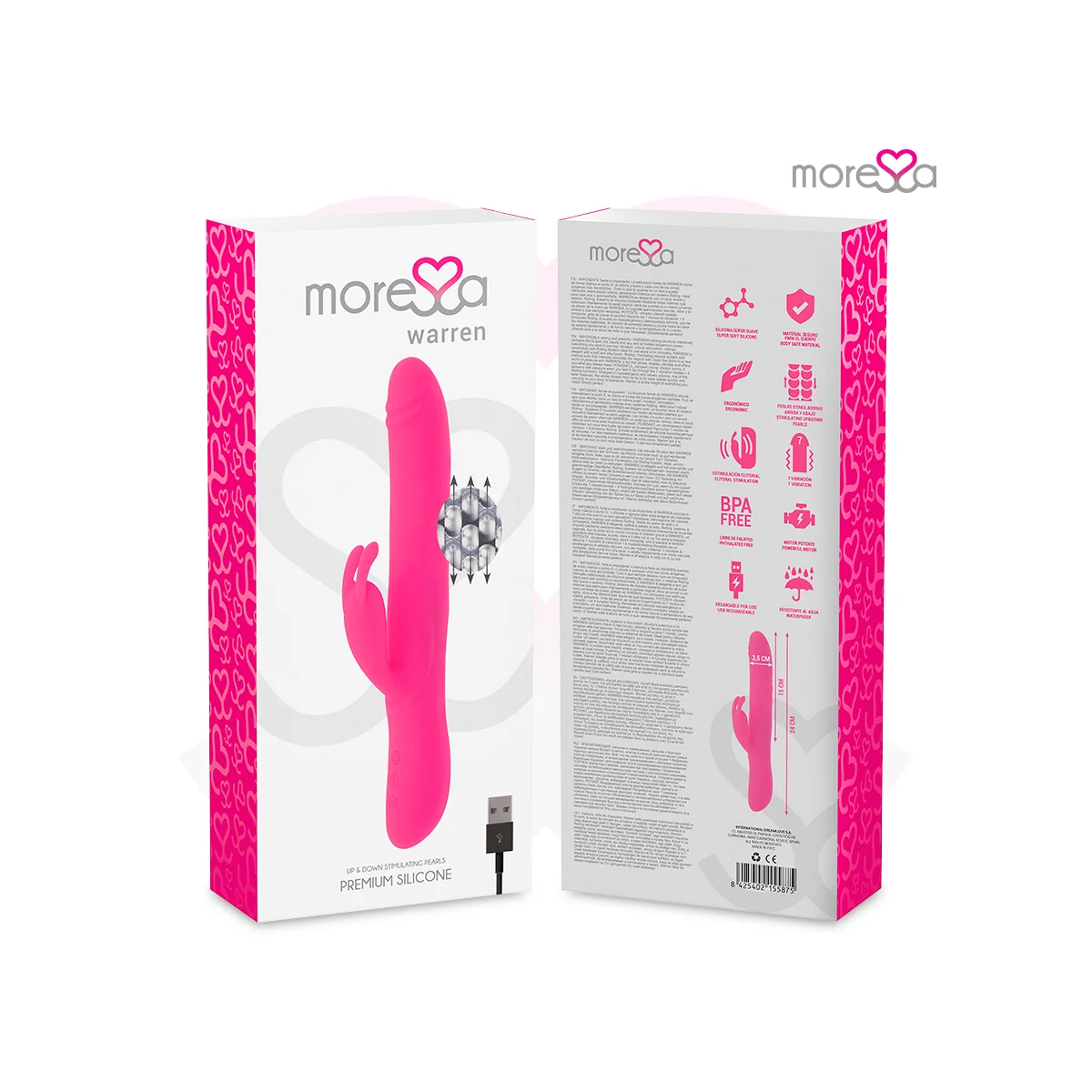 Warren Premium wiederaufladbares Silikon von Moressa kaufen | Fesselliebe