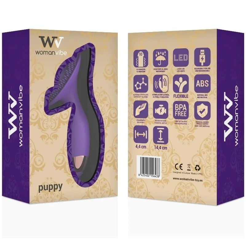 Puppy Stimulator Aufladbares Silikon von Womanvibe kaufen | Fesselliebe 2