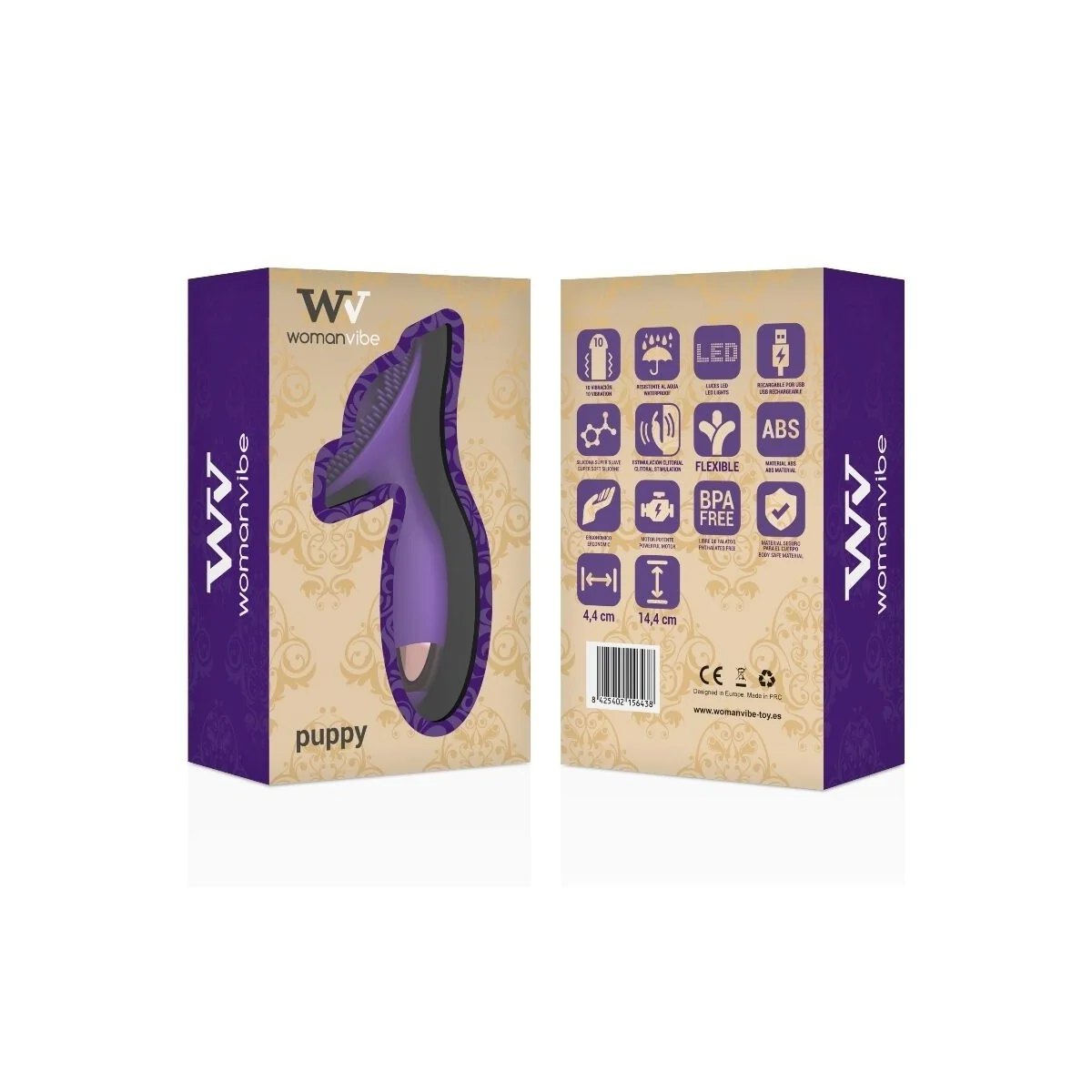 Puppy Stimulator Aufladbares Silikon von Womanvibe kaufen | Fesselliebe