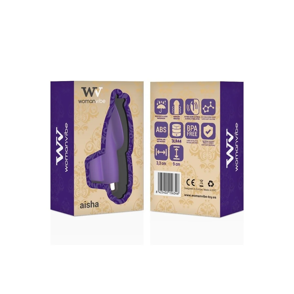Frau Aisha Silicone Stimulator Finger von Womanvibe kaufen | Fesselliebe