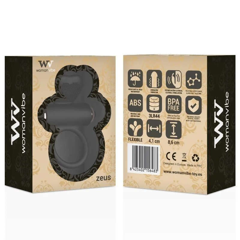 Zeus Silicone Vibrator Ring von Womanvibe kaufen | Fesselliebe 2