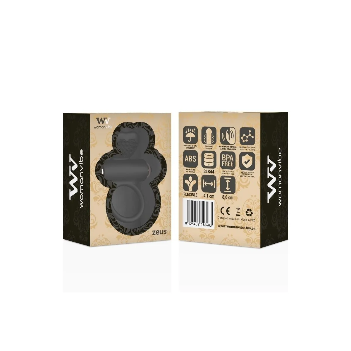 Zeus Silicone Vibrator Ring von Womanvibe kaufen | Fesselliebe