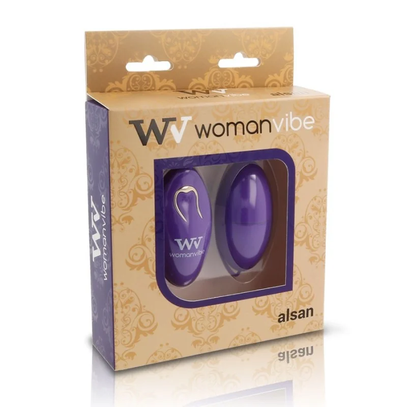 Alsan Egg Remote Control Schwarzes Silikon Lila von Womanvibe kaufen | Fesselliebe 2