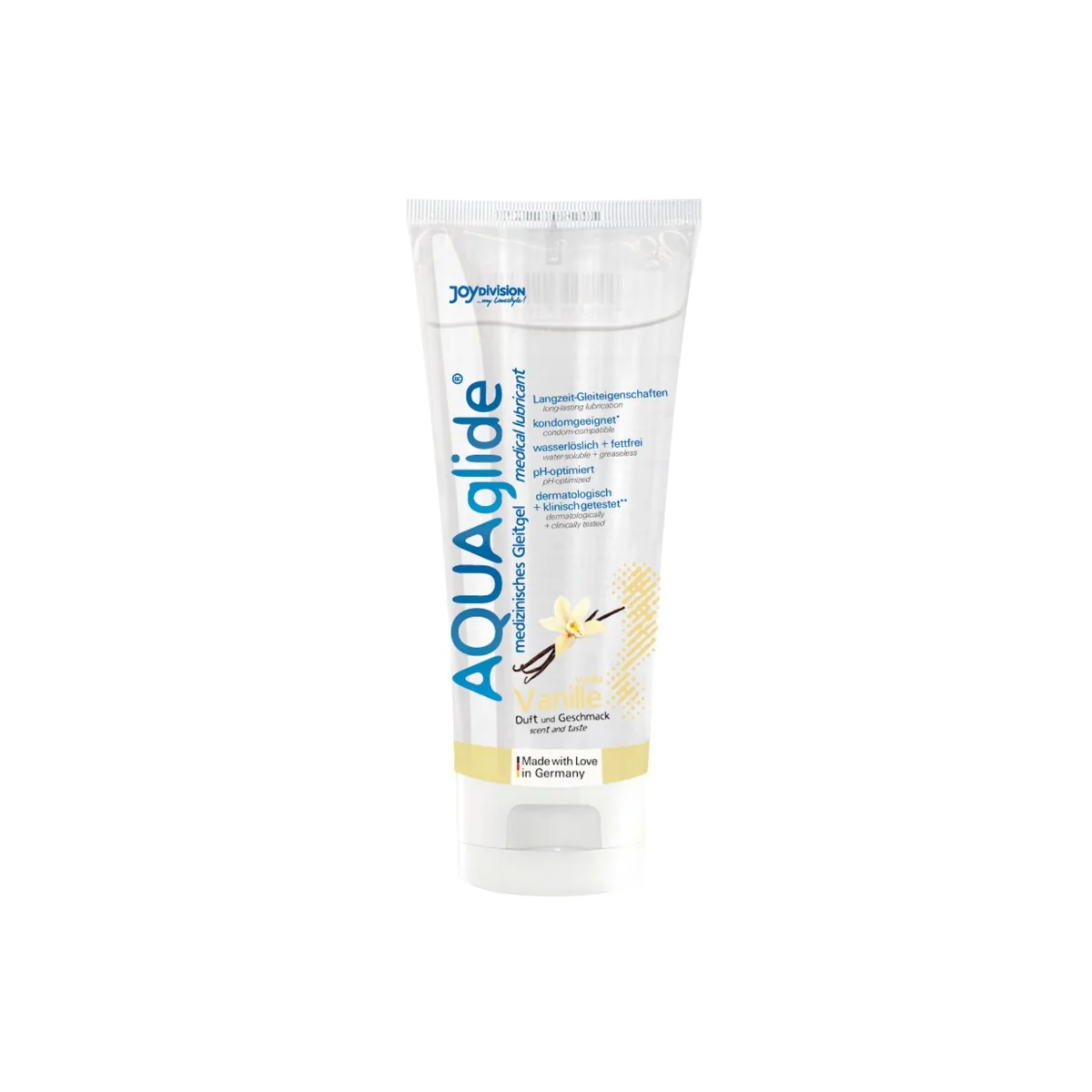 Vanille-Schmiermittel auf Wasserbasis 100 ml von Joydivision Aquaglide kaufen | Fesselliebe