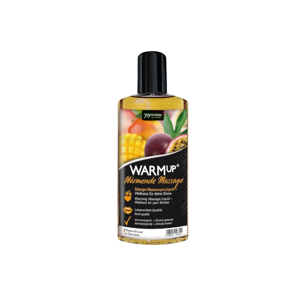 Warmup Mango- und Maracuya-Massageöl 150 ml von Joydivision Aquaglide kaufen | Fesselliebe
