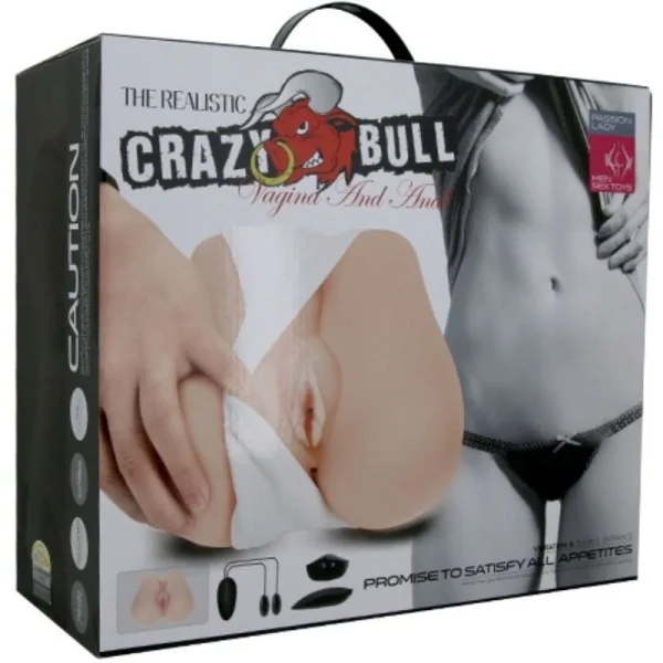 Realistische Vagina und Anus mit Vibrationsposition 3 von Crazy Bull kaufen | Fesselliebe
