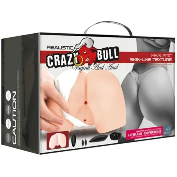 Realistische Vagina und Anus mit Vibrationsposition 4 von Crazy Bull kaufen | Fesselliebe