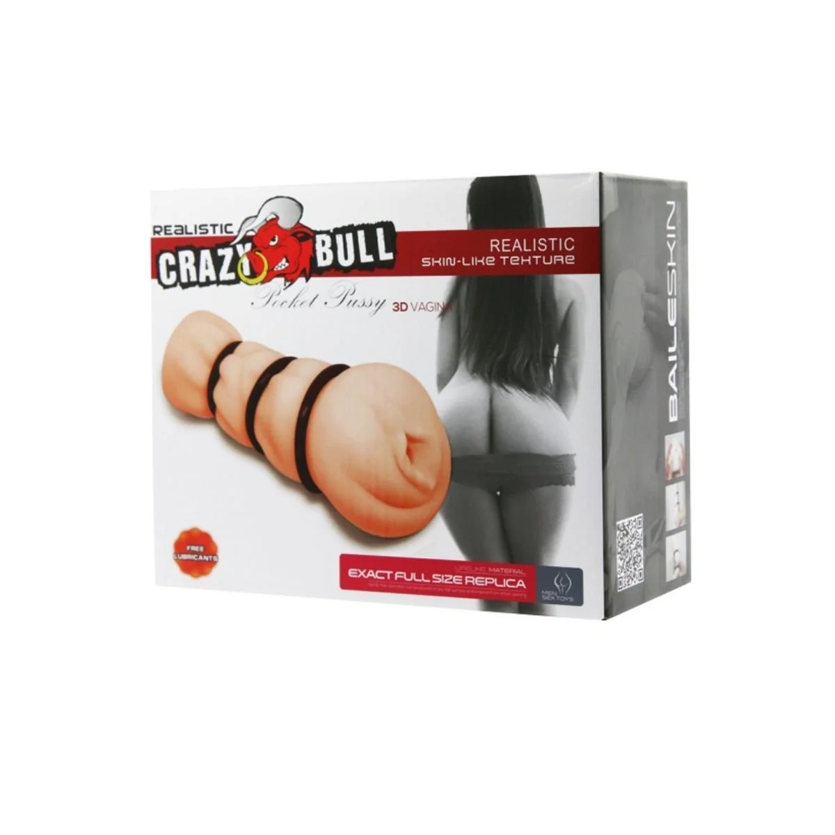 Vagina Masturbator mit Ringen von Crazy Bull kaufen | Fesselliebe