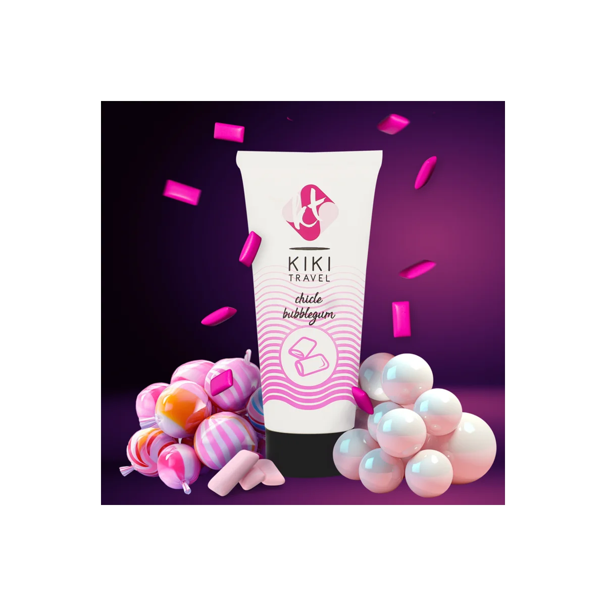 Strawberry Gum Schmiermittel 50 ml von Kikí Travel kaufen | Fesselliebe