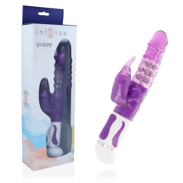 Guppy-Lila-Rotator-Vibrator von Intense Fun kaufen | Fesselliebe