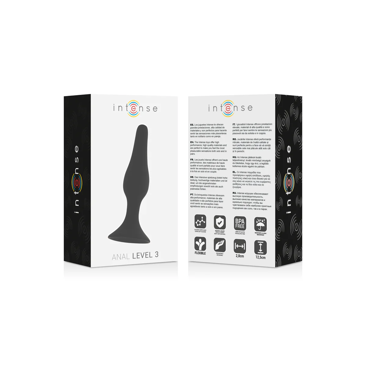 Anal Stufe 3 12,5cm Schwarz von Intense Anal Toys kaufen | Fesselliebe