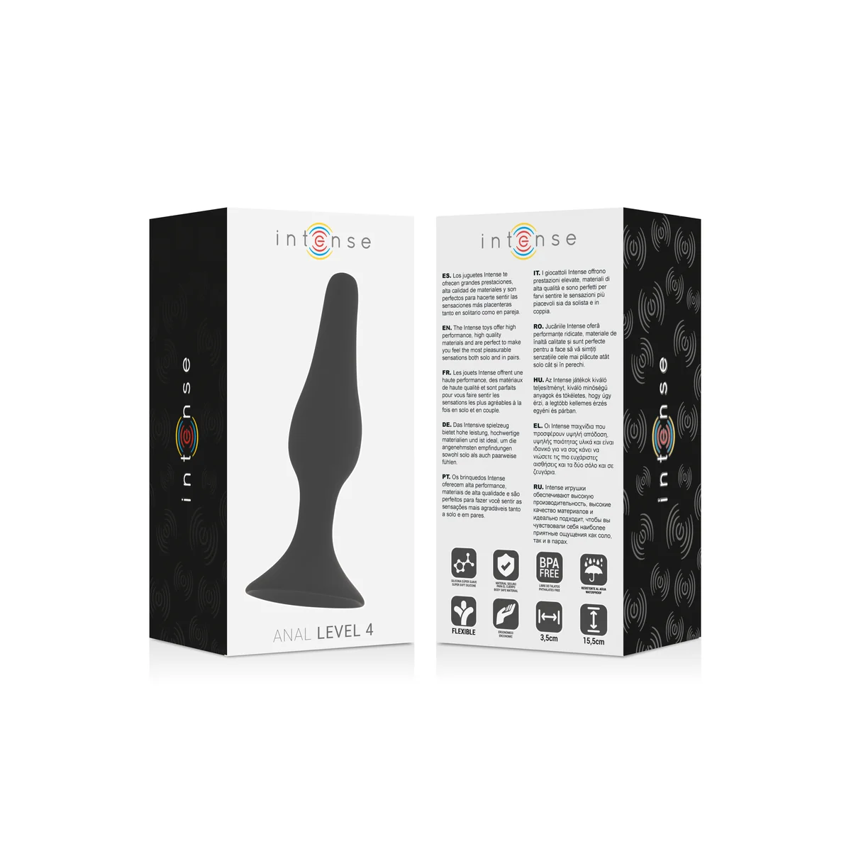 Anal Stufe 4 15,5 cm Schwarz von Intense Anal Toys kaufen | Fesselliebe