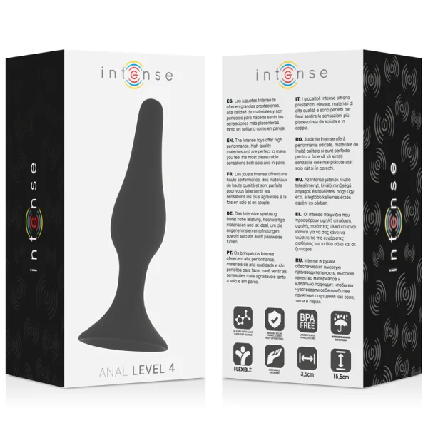 Anal Stufe 4 15,5 cm Schwarz von Intense Anal Toys kaufen | Fesselliebe