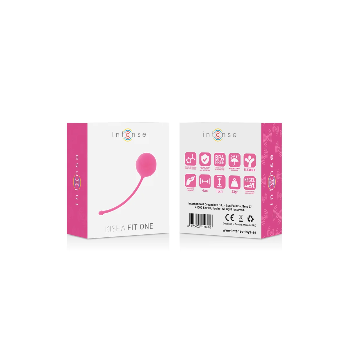 Kisha Fit One Silikon Kegel Fuchsia von Intense Health & Fun kaufen | Fesselliebe