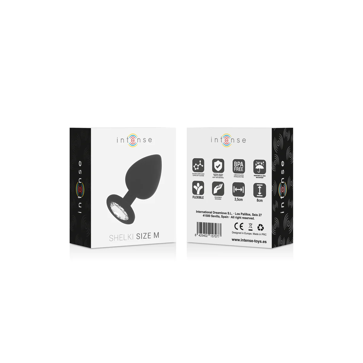 Shelki M Anal Plug Schwarz von Intense Anal Toys kaufen | Fesselliebe