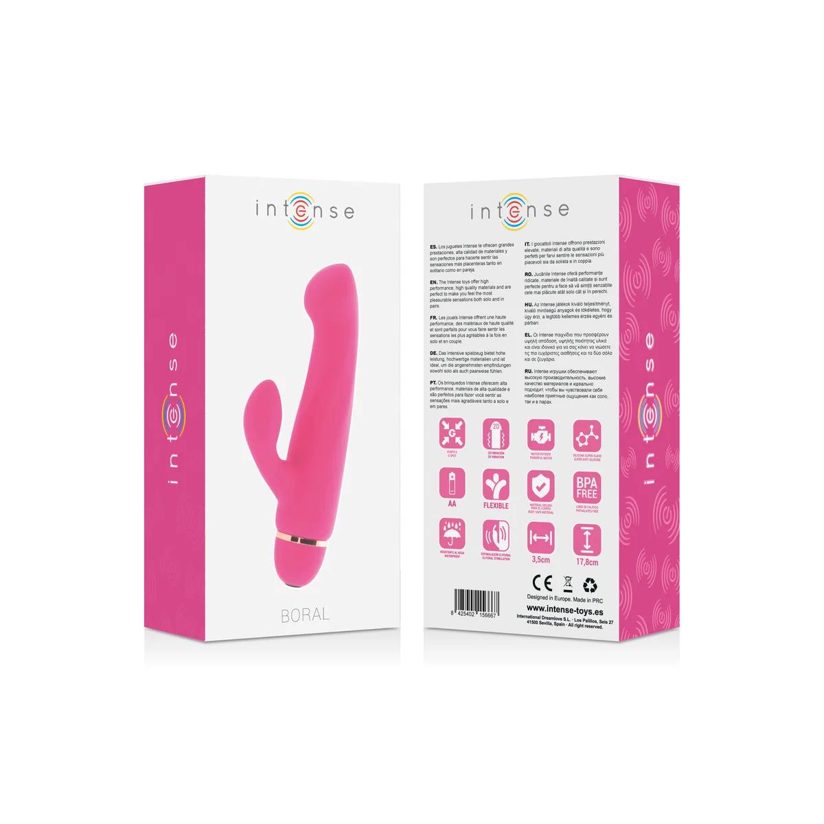 Boral 20 Geschwindigkeiten Silikon Rosa von Intense Fun kaufen | Fesselliebe