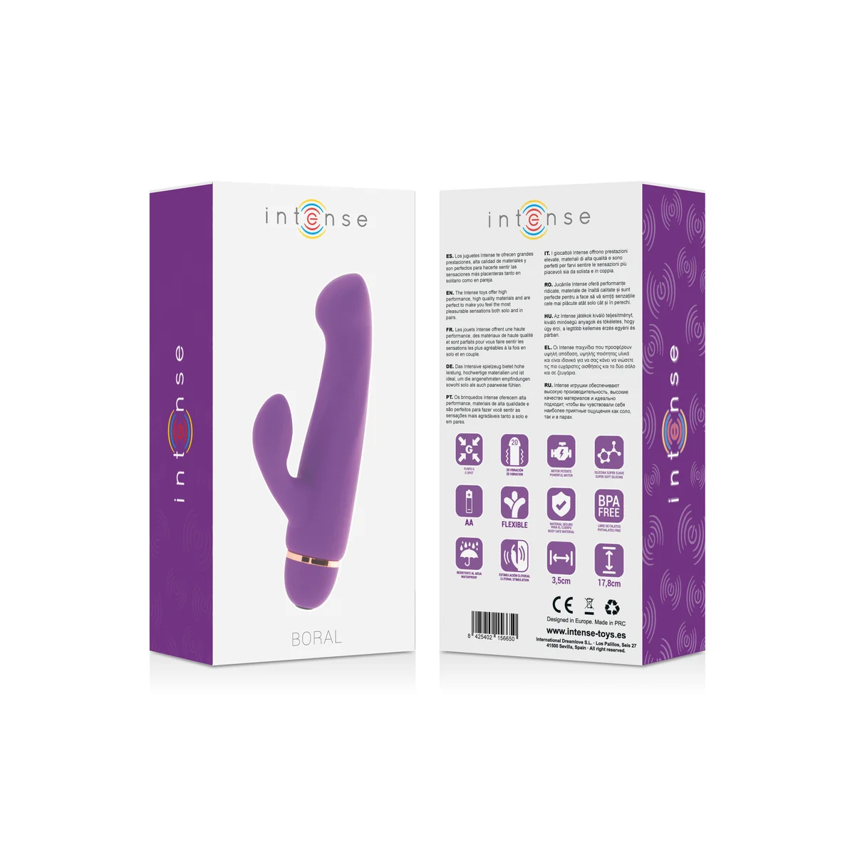 Boral 20 Geschwindigkeiten Silikonflieder von Intense Fun kaufen | Fesselliebe