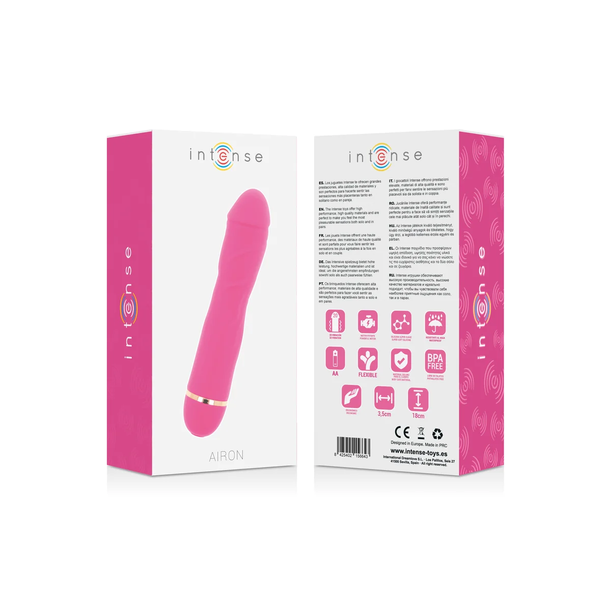 Airon 20 Geschwindigkeiten Silikon Rosa von Intense Fun kaufen | Fesselliebe