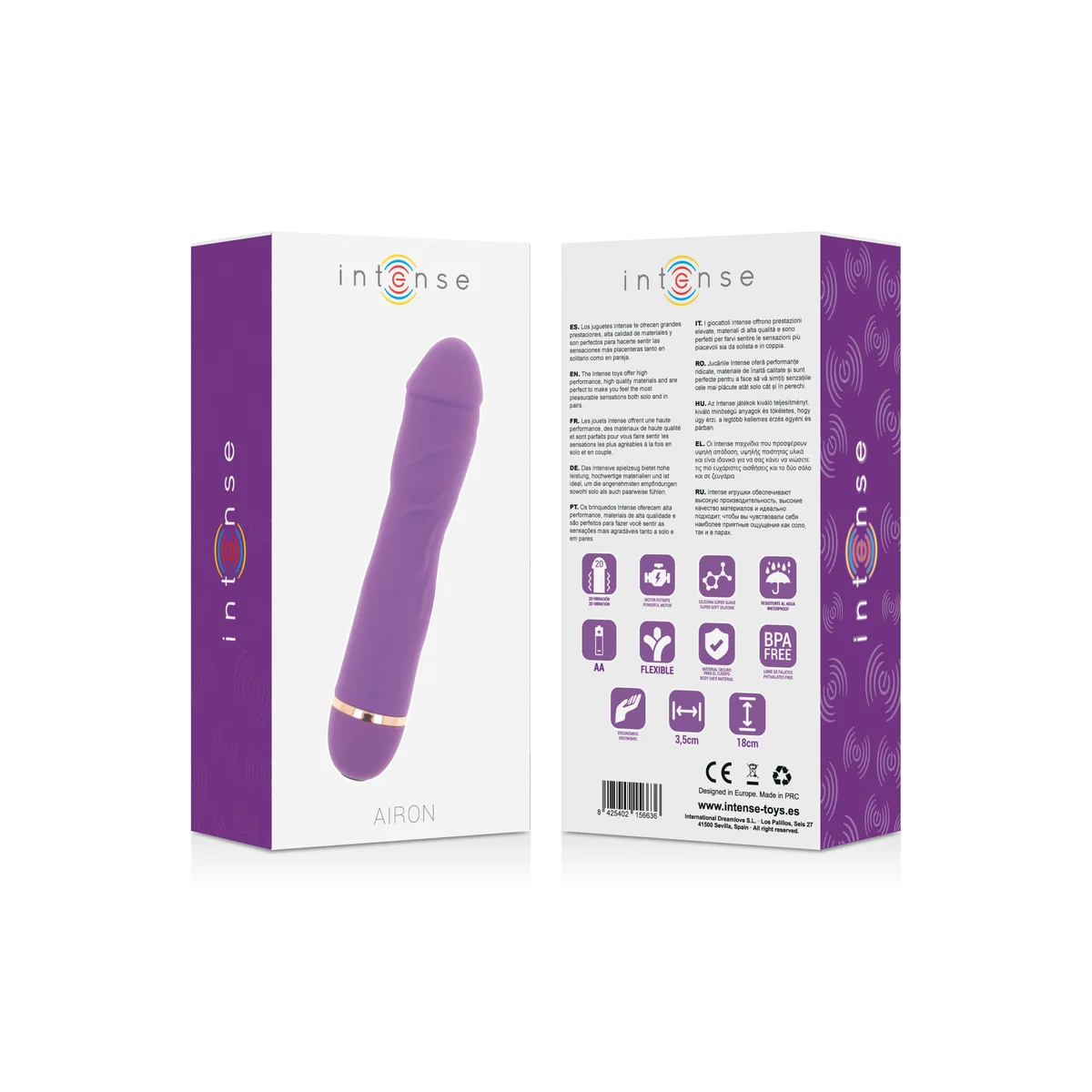 Airon 20 Geschwindigkeiten Silikon Lila von Intense Fun kaufen | Fesselliebe