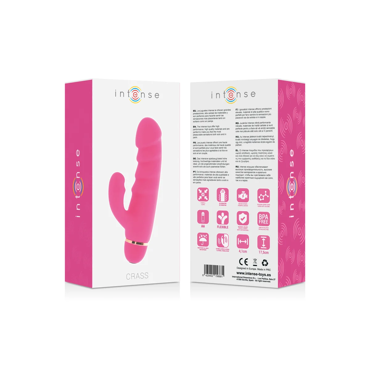 Krases 20 Geschwindigkeiten Silikon Rosa von Intense Fun kaufen | Fesselliebe